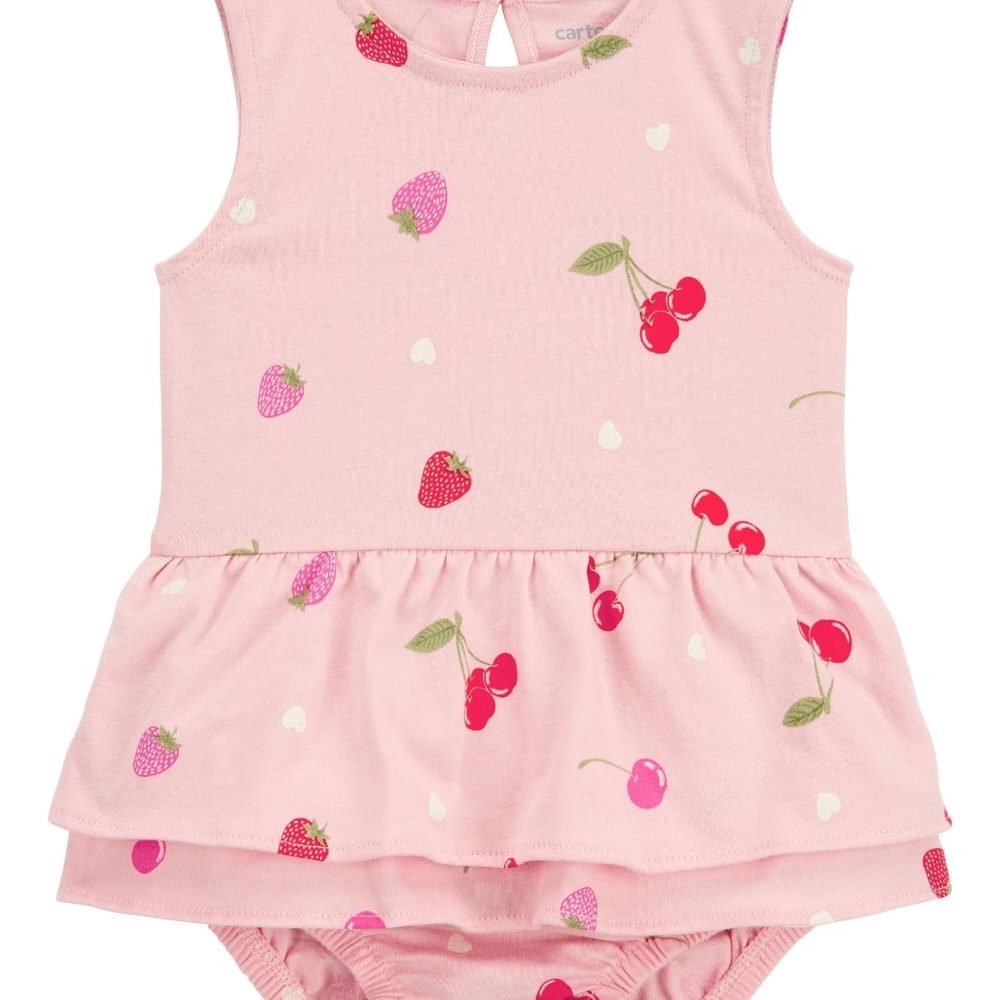 Carter's Blue and White Certified Safe Baby Dress